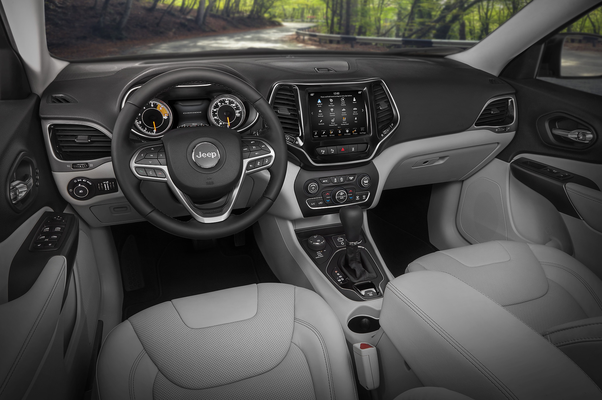 The 2021 Jeep Cherokee’s cockpit