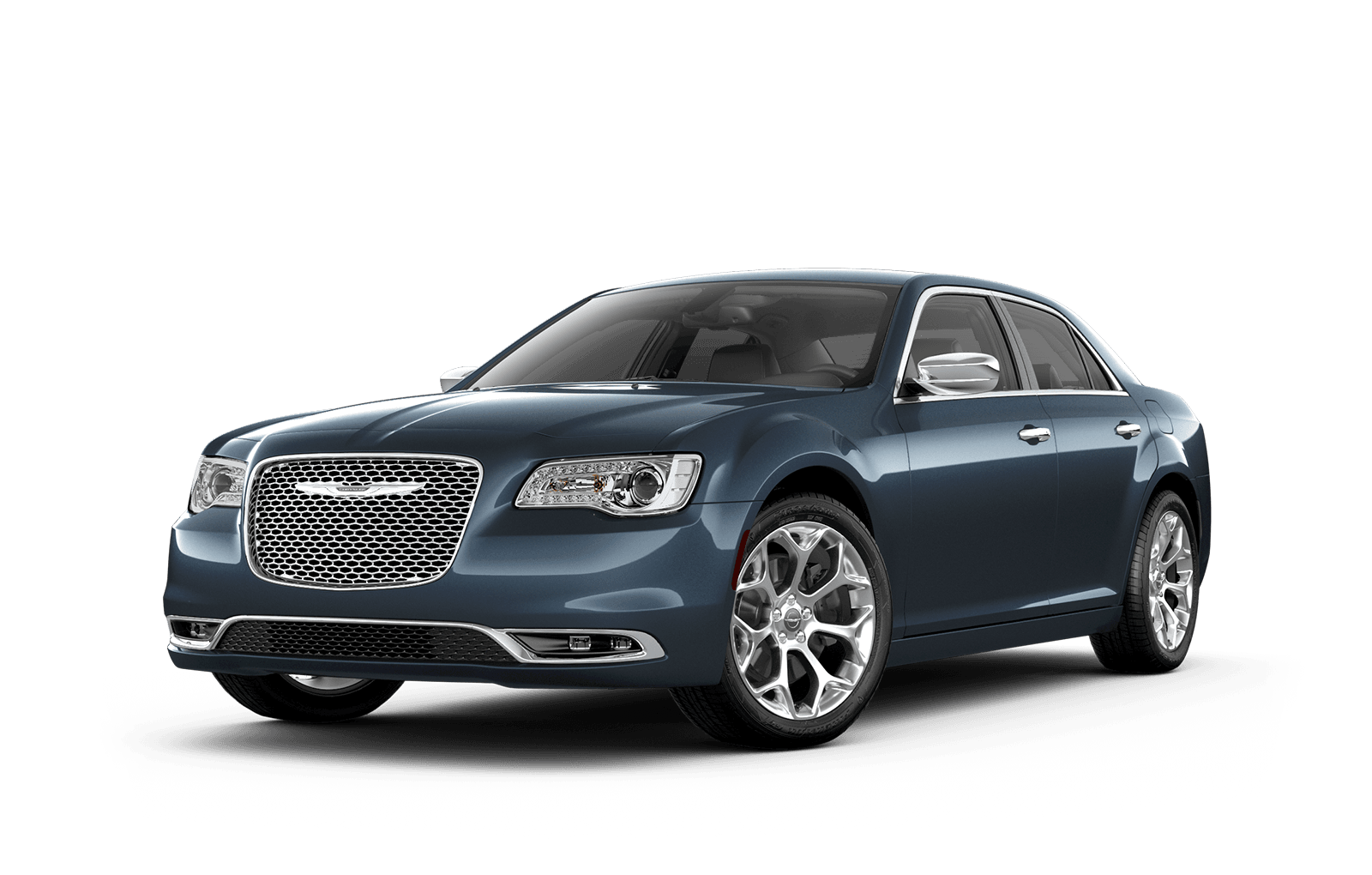 2019 Chrysler 300 Full View in Steel blue with Wheels