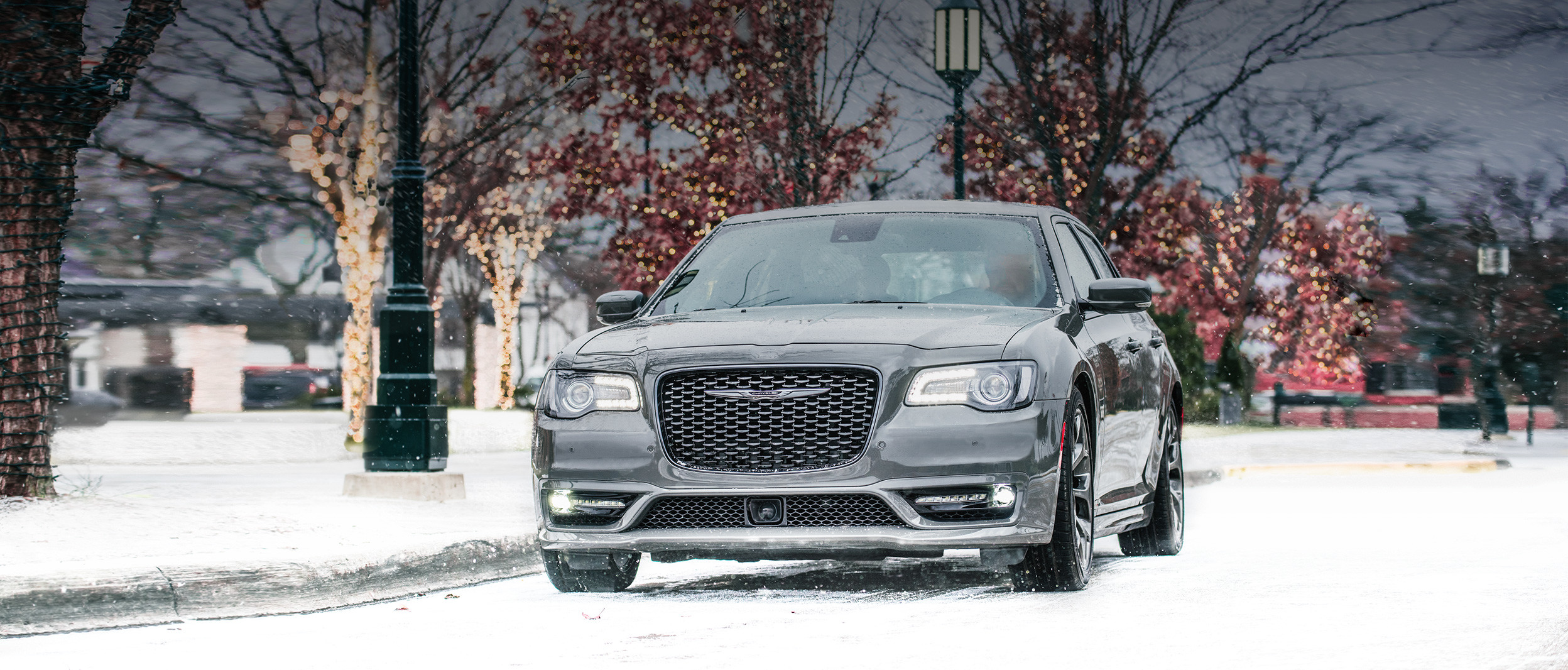 2019 Chrysler 300 with black exterior parked