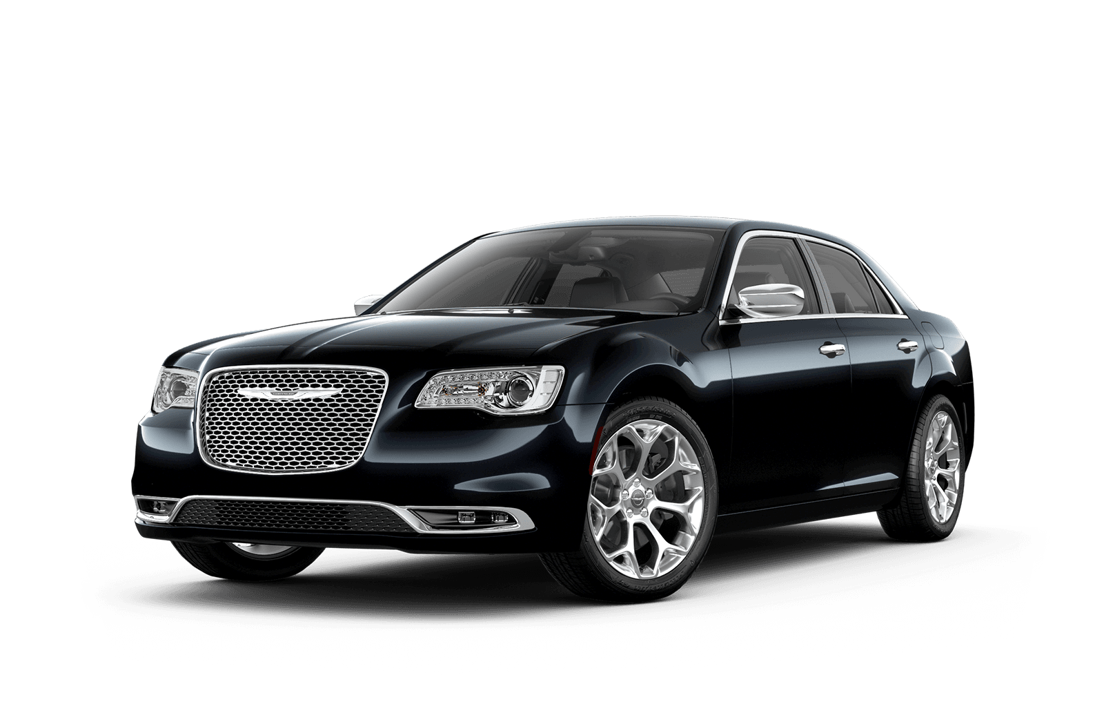2019 Chrysler 300 Full View in Black with Wheels