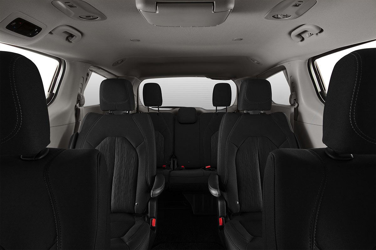 Interior of the 2021 Chrysler Grand Caravan