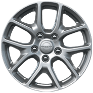 17-inch Tech Silver aluminum