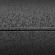 Leather‑faced with perforated inserts – Black with Diesel Grey accent piping and stitching and embroidered S logo
