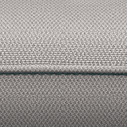 Tissu - alliage avec coutures de couleur contrastante bleu glace
