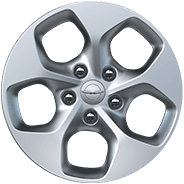 Roues de 17 po en aluminium argent tech