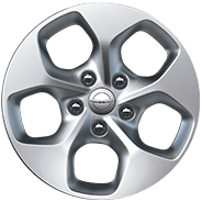 Roues de 17 po en aluminium poli