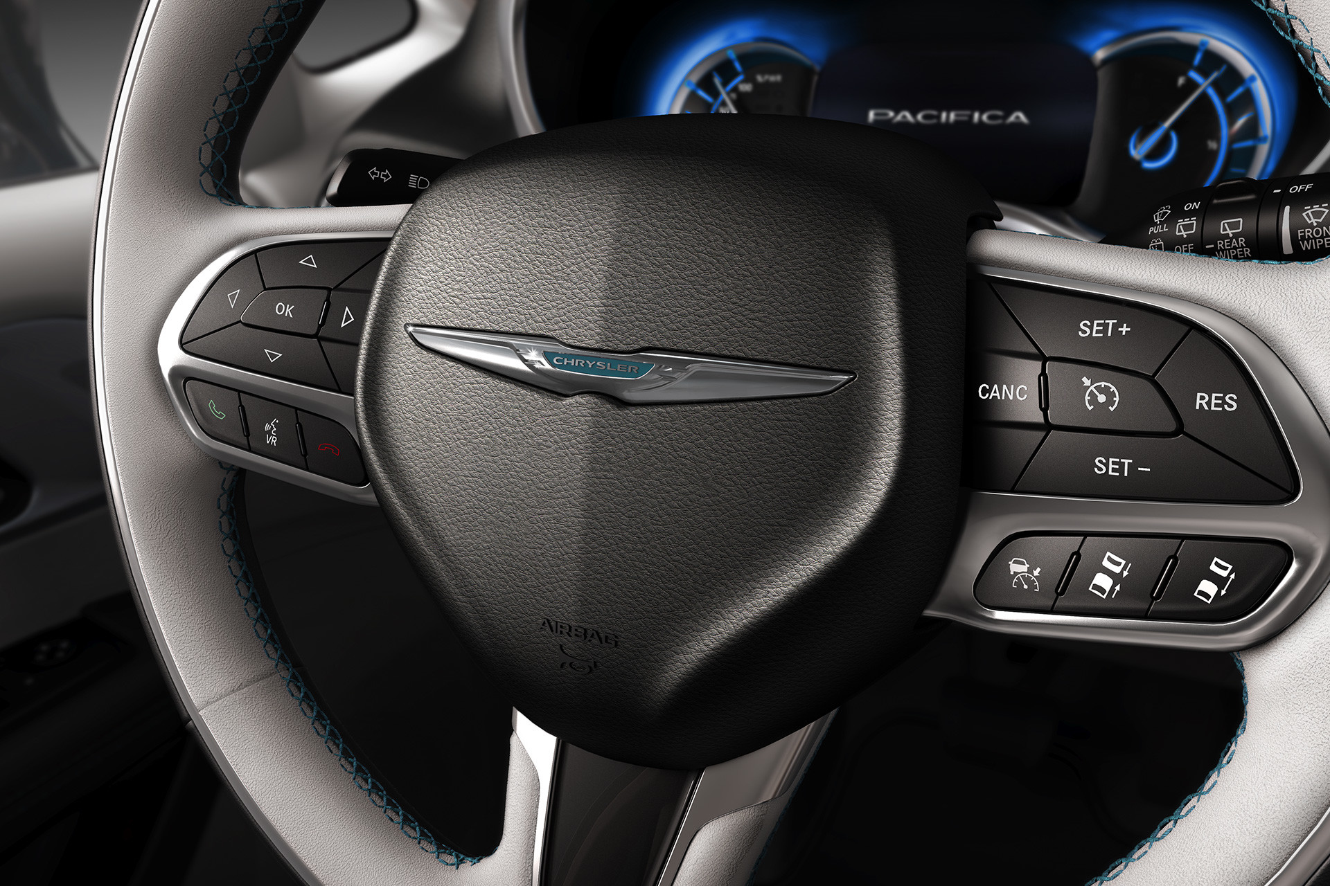 Volant de la Chrysler Pacifica Hybrid 2020
