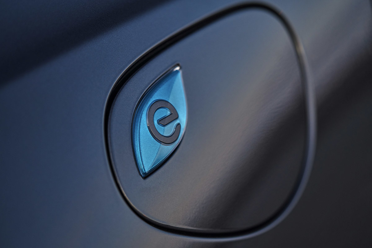 Gros plan de la batterie de la Chrysler Pacifica Hybrid 2022