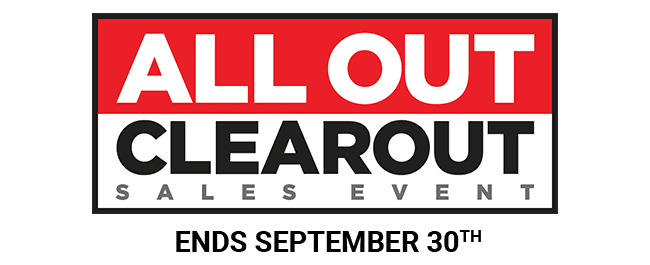 Allout Clearout Event, ends September 30
