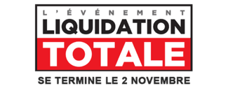 L'événement liquidation totale, se termine le 30 septembre