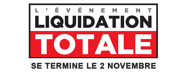L'événement liquidation totale, se termine le 30 septembre
