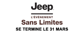 Jeep l'événement sans limites, se termine le 31 mars