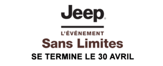 Jeep l'événement sans limites, se termine le 30 avril