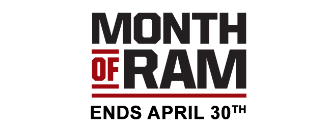 Month of Ram, ends April 30th