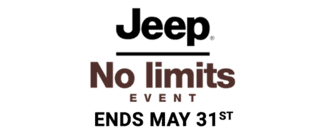 Jeep No Limits Event, ends May 31st