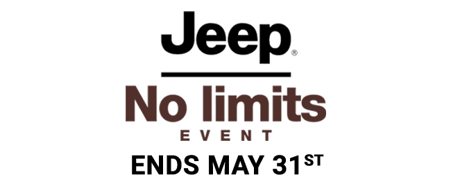 Jeep No Limits Event, ends May 31st