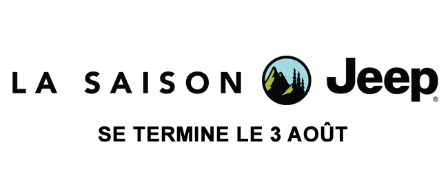 Saison Jeep. Se Termine le 3 août