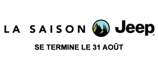 La saison Jeep. Se termine le 31 août