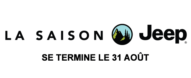 La saison Jeep. Se termine le 31 août
