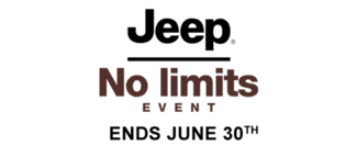 Jeep no Limits Event. Ends June 30th