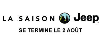 La saison Jeep. Se termine le 2 août