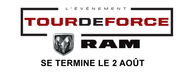 L'événement Tour de Force Ram Se termine le 2 août