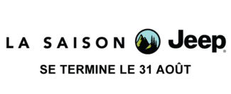 La saison Jeep. Se termine le 31 août