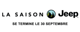 La saison Jeep. Se termine le 30 septembre