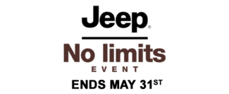 Jeep No Limits Event. Ends May 31st