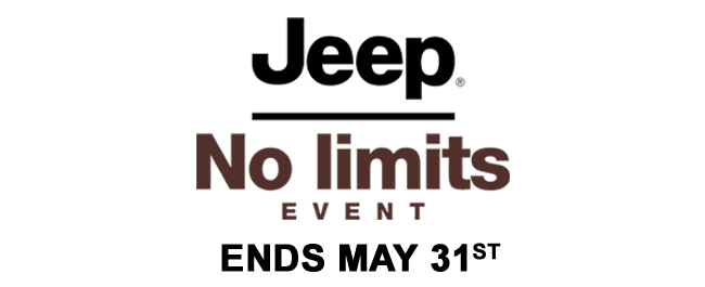 Jeep No Limits Event. Ends May 31st