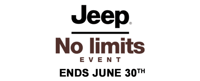 Jeep No Limits Event. Ends June 30th