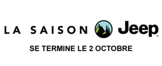 Saison Jeep Se termine le 2 octobre