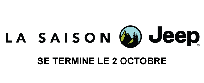 Saison Jeep Se termine le 2 octobre