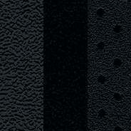 À dessus en cuir Nappa avec empiècements Alcantara<sup>MD</sup>, perforations et emblème brodé - noir avec coutures contrastantes argent