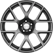 Roues de 20 x 9 po en aluminium forgé léger noir mat
