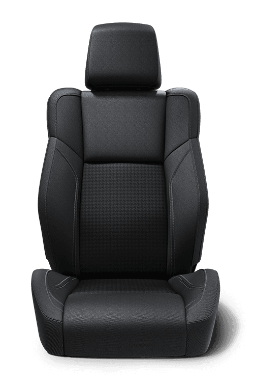 Sport cloth - Black with Houndstooth pattern inserts and Tungsten accent stitching