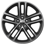 19-inch aluminum with Dark pockets