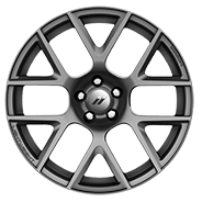 20 by 9-inch Matte Black lightweight forged aluminum