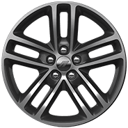 19-inch aluminum with Dark pockets