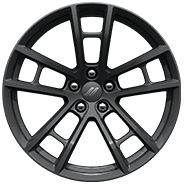 20 by 9.5-inch Low-Gloss Black forged aluminum