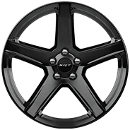 20 by 9.5-inch Matte Vapour SRT aluminum