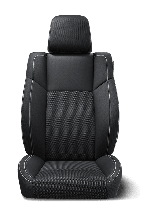 Sport cloth – Black with Tungsten accent stitching