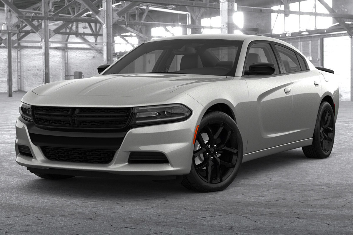 2021 Dodge Charger parked in a warehouse