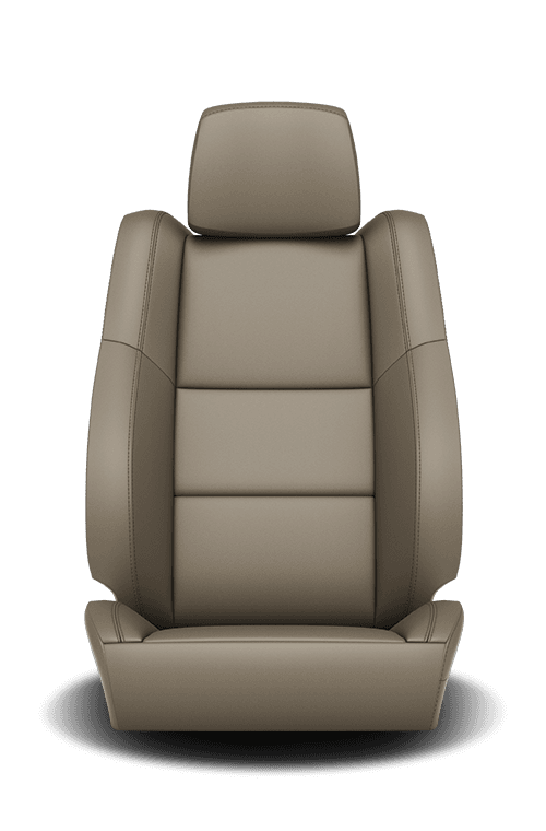 2019 Dodge Durango leather-faced light frost with light frost accent stitching seat