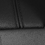2019 Dodge Durango leather-faced black with black accent stitching swatch