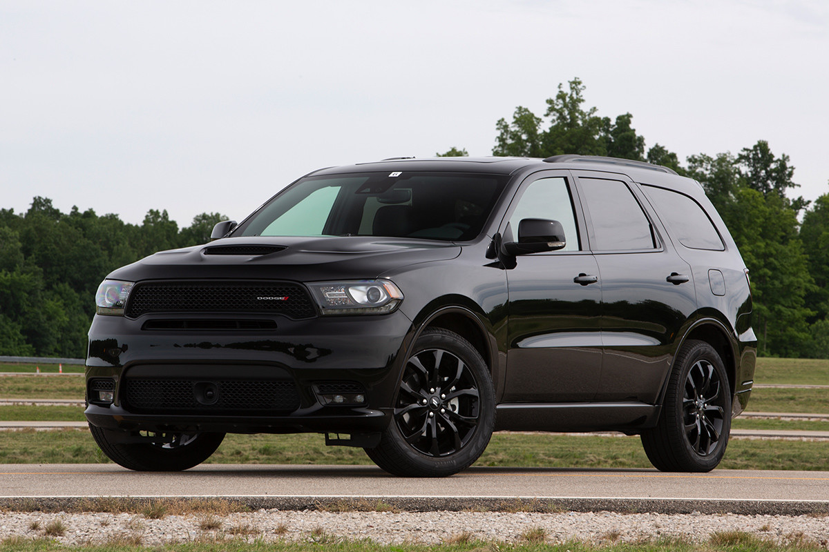 2019 Dodge Durango exterior view, parked, shown in white