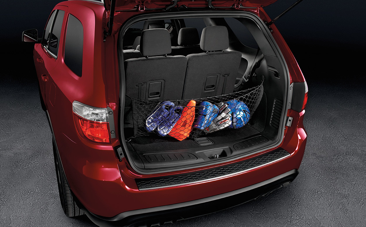 2019 Dodge Durango exterior view of roof rack with bicycles
