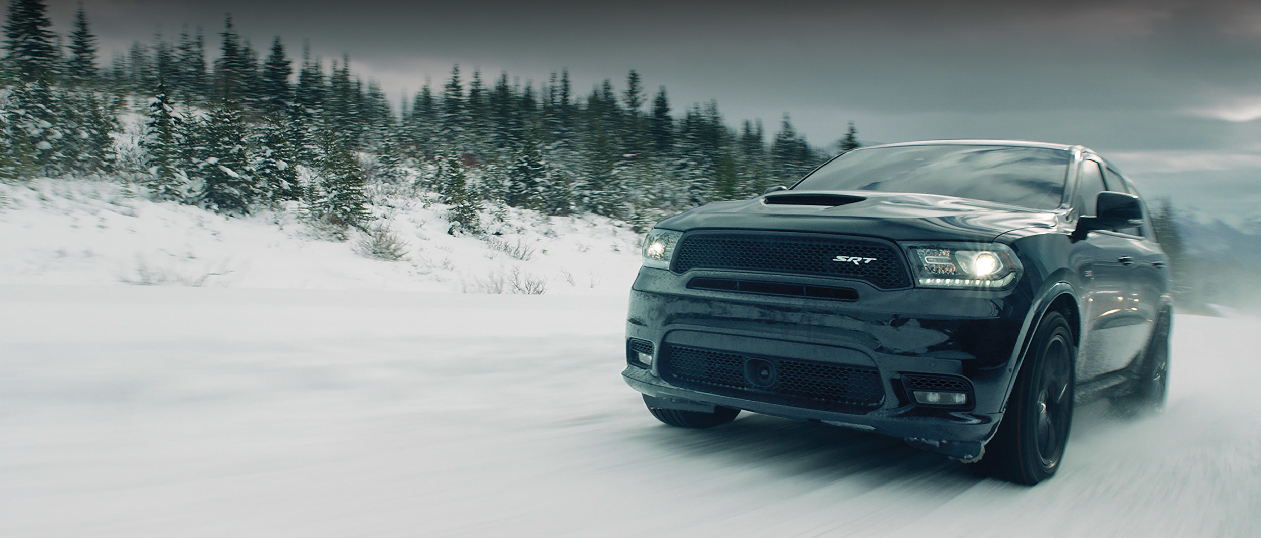Vue extérieure du Dodge Durango 2019 illustré en noir