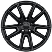 2019 Dodge Durango with 20-inch black multispoke aluminum wheel