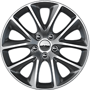 2019 dodge durango 20-inch platinum chrome aluminum wheel